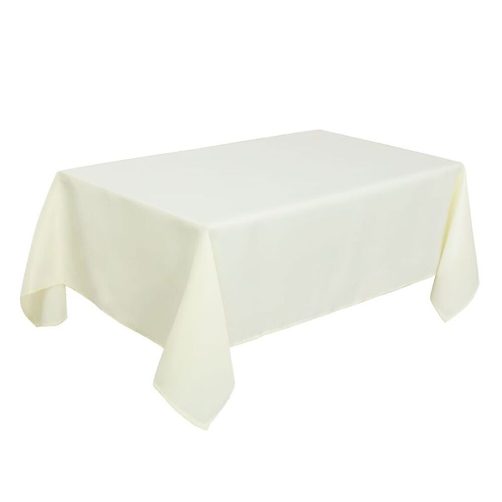Polyester Tablecloth Wrinkle and Spillproof 55"x70" Beige